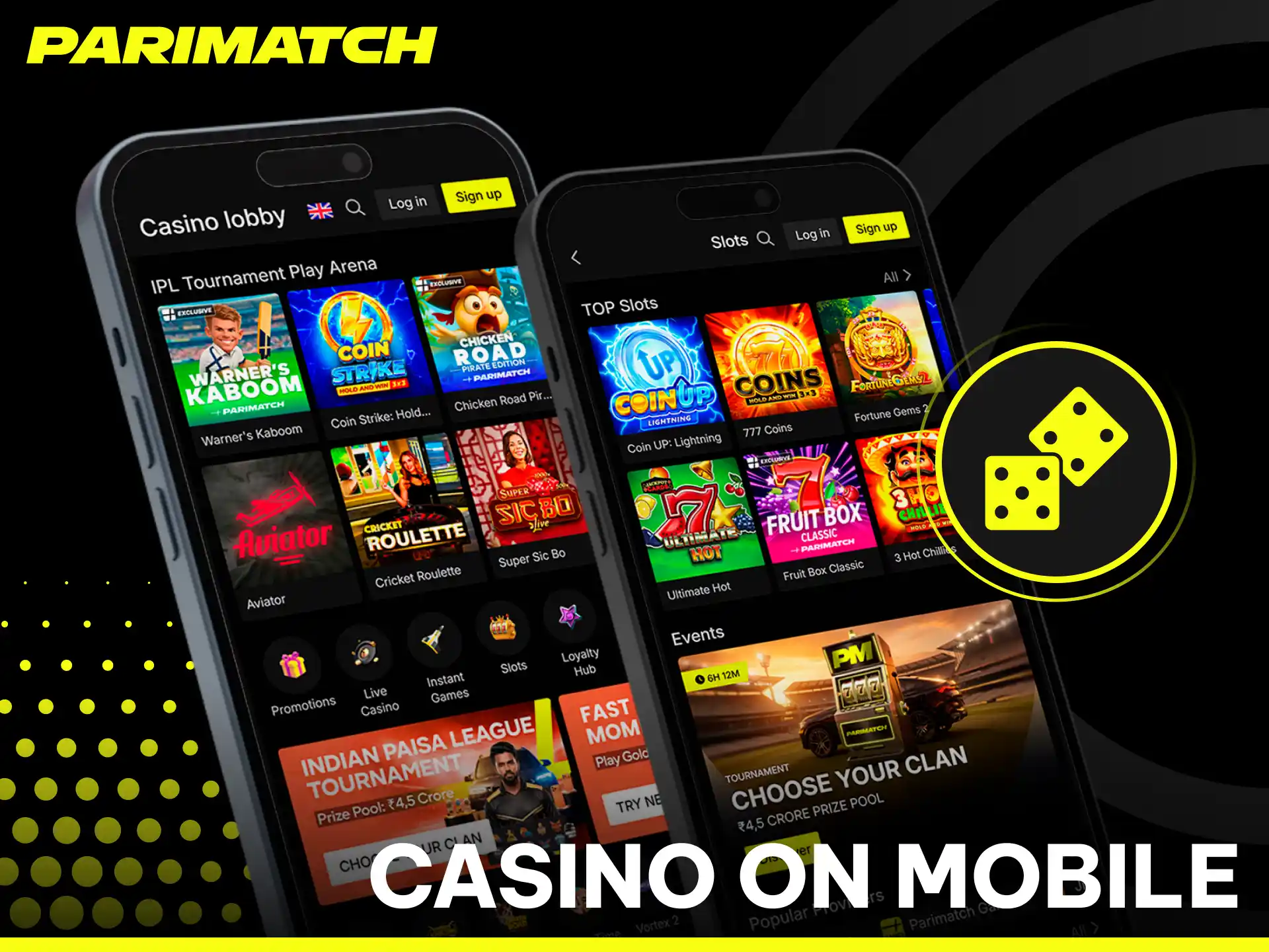 Play top live slots and real-time dealer games on Parimatch.