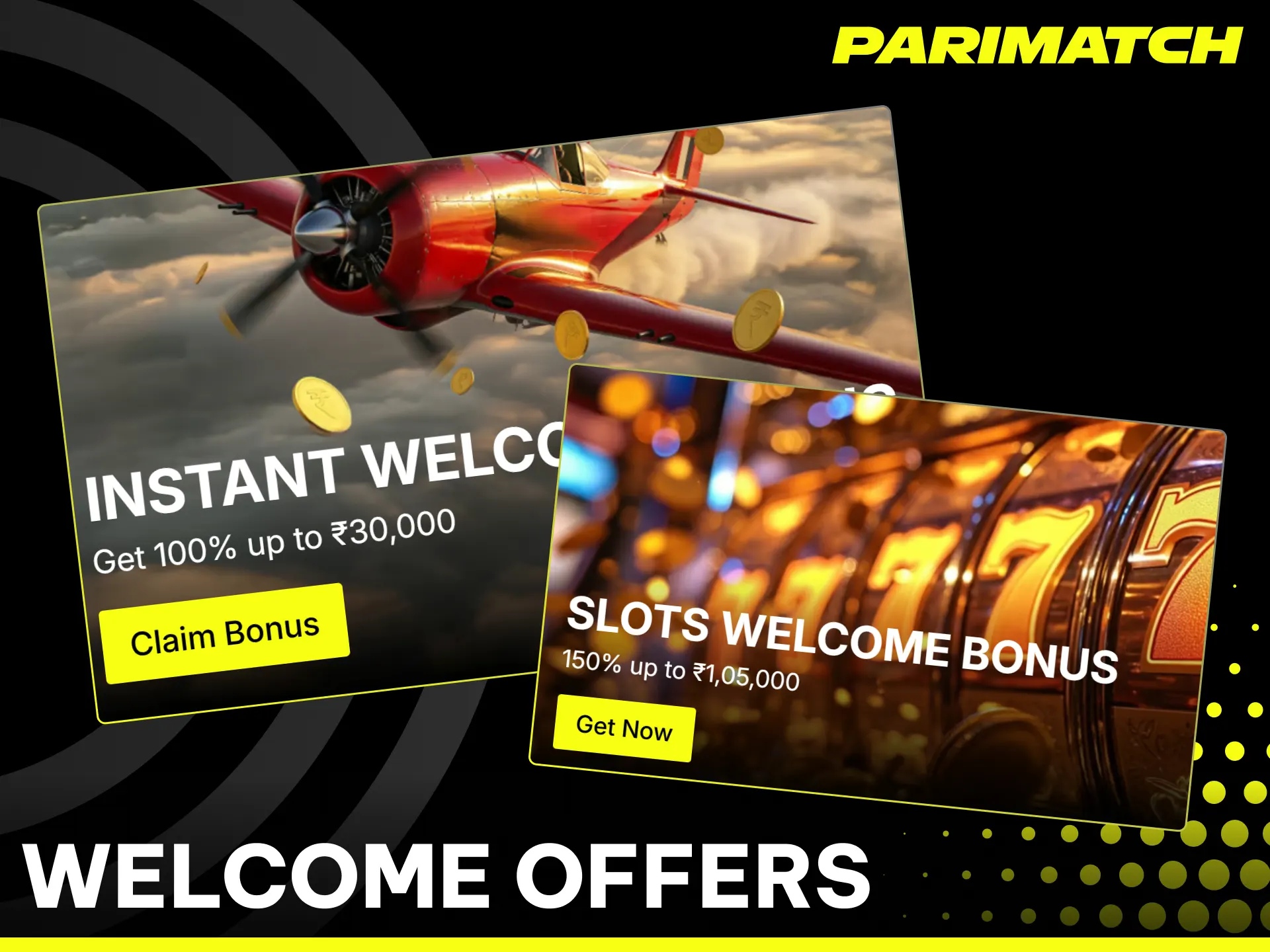 Claim your exclusive sign-up bonus on the Parimatch mobile app.
