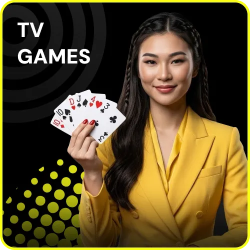TV games at Parimatch India with lotteries and reel spins hosted by live organizers.